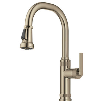 Kraus KPF-4102 Allyn 1.8 GPM 1 Hole Pull Down Kitchen Faucet - Spot Free