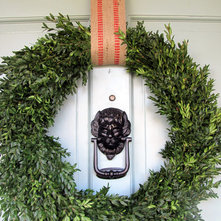 Eclectic Entry Christmas front door