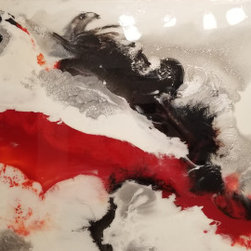 Red Chakra - Mixed Media Art