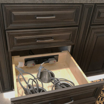 Bathroom Vanity In-Drawer Outlets