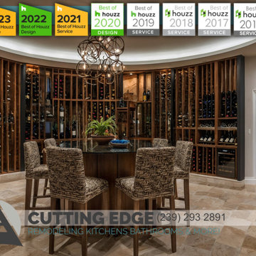 Naples Japandi Style Home Wine Cellar Inspirations