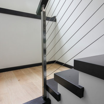 Project #70 | Open-Riser Staircase with Cable Railing