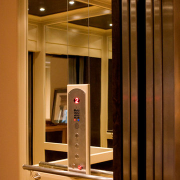Custom Residential Elevator with Sliding Doors