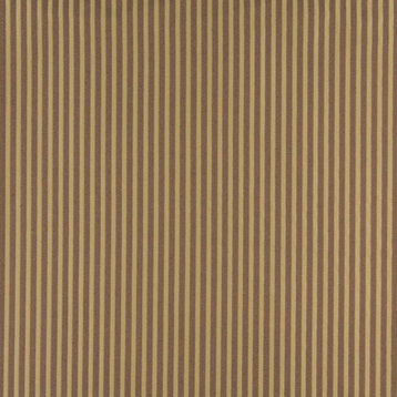 Brown And Beige Thin Striped Jacquard Woven Upholstery Fabric By The Yard