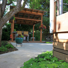 Exterior landscaping and hardscaping