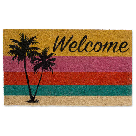 DII Welcome Palm Tree Doormat