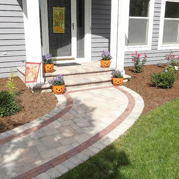 Brick Walkway & Landscape Lighting - Mt. Pleasant, WI