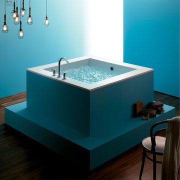 Kohler Underscore 48" Drop in Whirlpool Bath Tub with 8 Jets, 1.5 kw Inline Heat