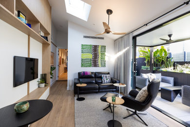 Inspiration for a contemporary living room in Sydney.