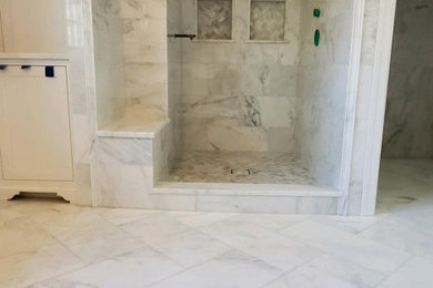 Open Concept Marble Bath
