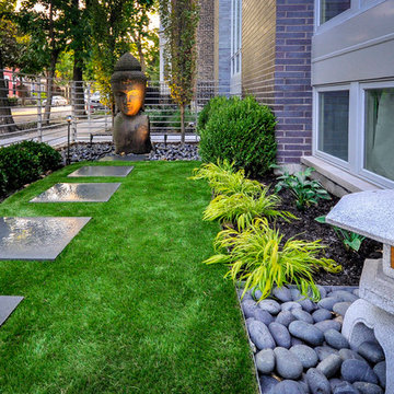 Ukrainian Village Peaceful Entrance Garden