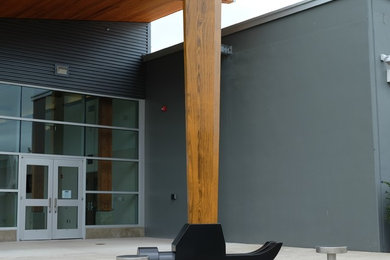 Inspiration for a modern home design remodel in Seattle