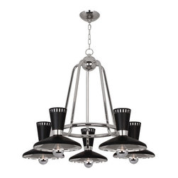 Robert Abbey - Robert Abbey Vortex Chandelier Small - Chandeliers