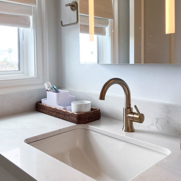 Soft-Modern Whole Home Renovation | Bathroom Accessories