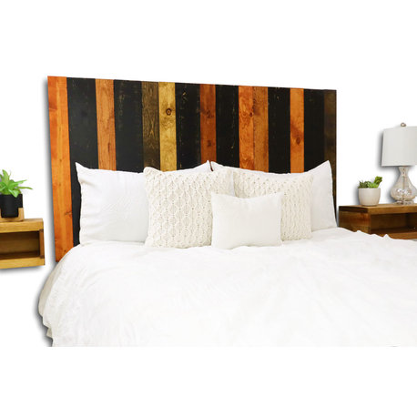 Handcrafted Headboard, Leaner Style, Cabin Mix, Twin
