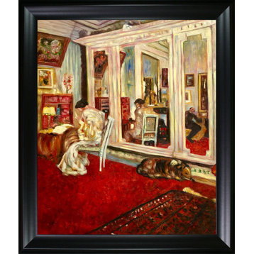 La Pastiche The Hessels in Their Dressing Room with Black Matte Frame, 25" x 29"