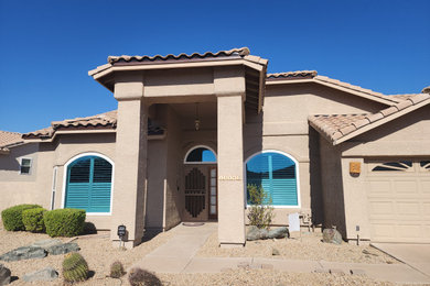 Inspiration for an exterior home remodel in Phoenix
