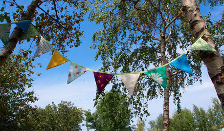 DIY: Jetzt wird's bunt! Mit einer selbstgenähten Wimpelkette