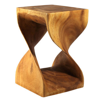 Twist Table, 12x18, Golden Oak, 12x18