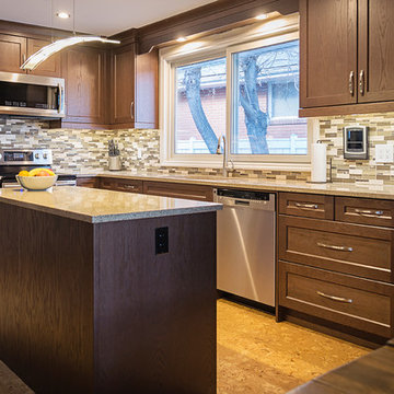 Transitional Kitchen Remodel in Calgary, Alberta