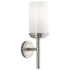 Robert Abbey Halo Single Wall Sconce, Brushed Nickel
