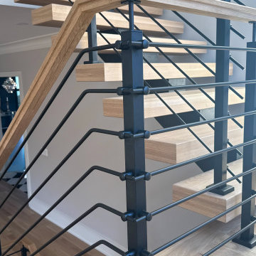Project #147 | Modern Staircase with Seattle Style Stringer
