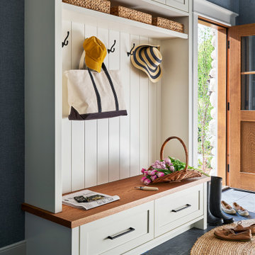 Mud Room and Garage Entry Corridor in lake House