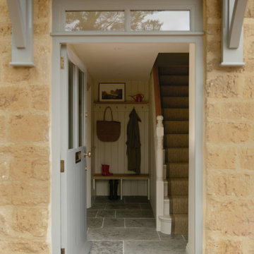 Cloakroom interior design, Somerset