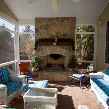 Double Sided Fireplace