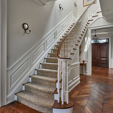 Stairs and hall carpet