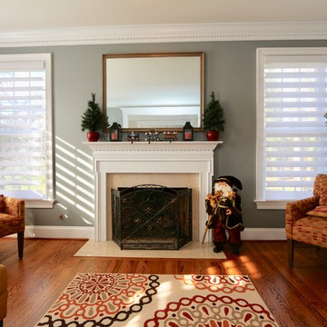 Window Treatments and Kitchen Banquette