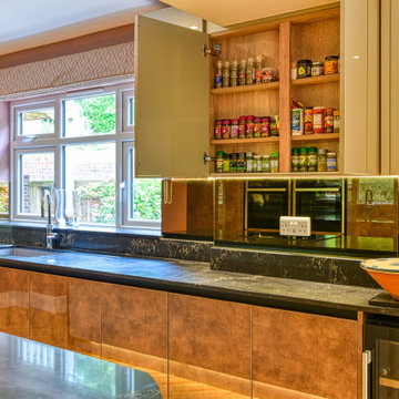 Contemporary British Kitchen in Merstham, Surrey
