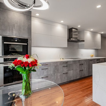 A concrete application to a Waltham kitchen renovation