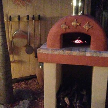 The Eichler Family Wood Fired Brick Pizza Oven in Florida