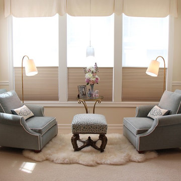Tranquil transitional Master bedroom