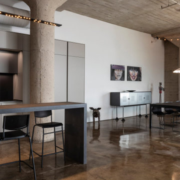 Downtown LA Loft Leicht Kitchen Design