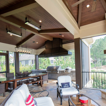 Lake Oconee Outdoor Grill Area