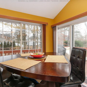 New Window and Patio Door in Attractive Dining Room - Renewal by Andersen Long I