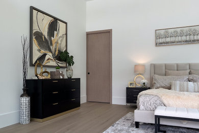 Example of a bedroom design in Miami