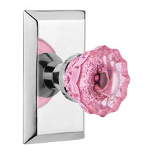pink door knob