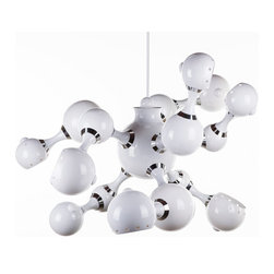 Control Brand The White Orbiter Chandelier - Chandeliers