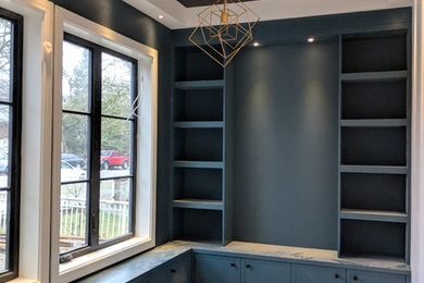 Home office - modern home office idea in Vancouver