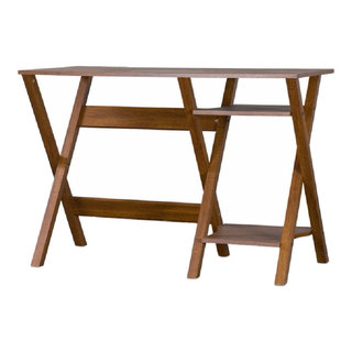 Baxton Studio Crossroads Writing Desk Transitional Desks And