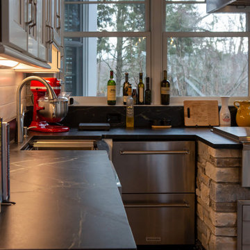 PA Soapstone Indoor/Outdoor BBQ Grill Kitchen