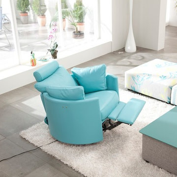 Moon Chair Power Recliner Rocker Glider Swivel by Famaliving California