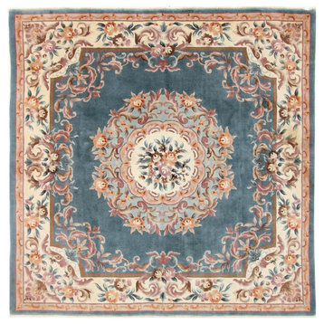 Oriental Rug China 7'9"x8'1" Hand Knotted Carpet