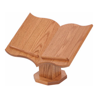 Amish Made Oak Bible Stand - Transitional - Cookbook Stands And Recipe  Holders - by Furniture Barn USA | Houzz