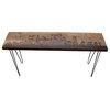 Boston Reclaimed Wood Console Table, Thick, 84"x11.5"