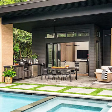 The NanaWall Gold NanaAward Design Contest Winner: Best Pool House | Charlotte P