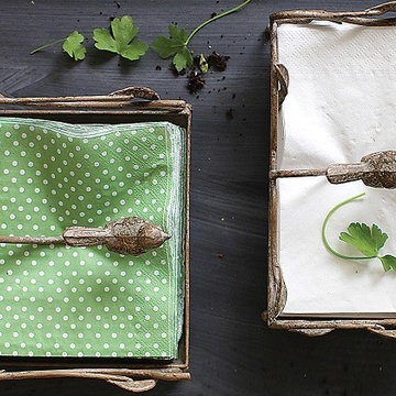 Metal Napkin Holders With Bird